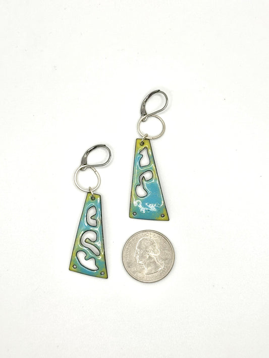 Aerwyn Earrings in Enamel