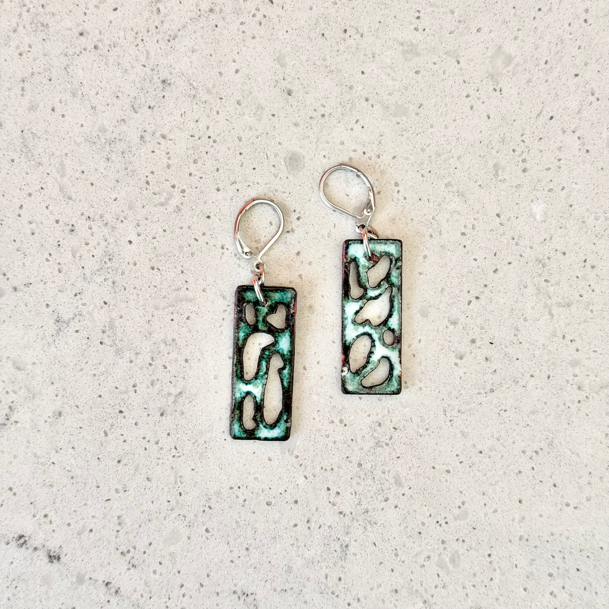 Nerida Earrings in Enamel