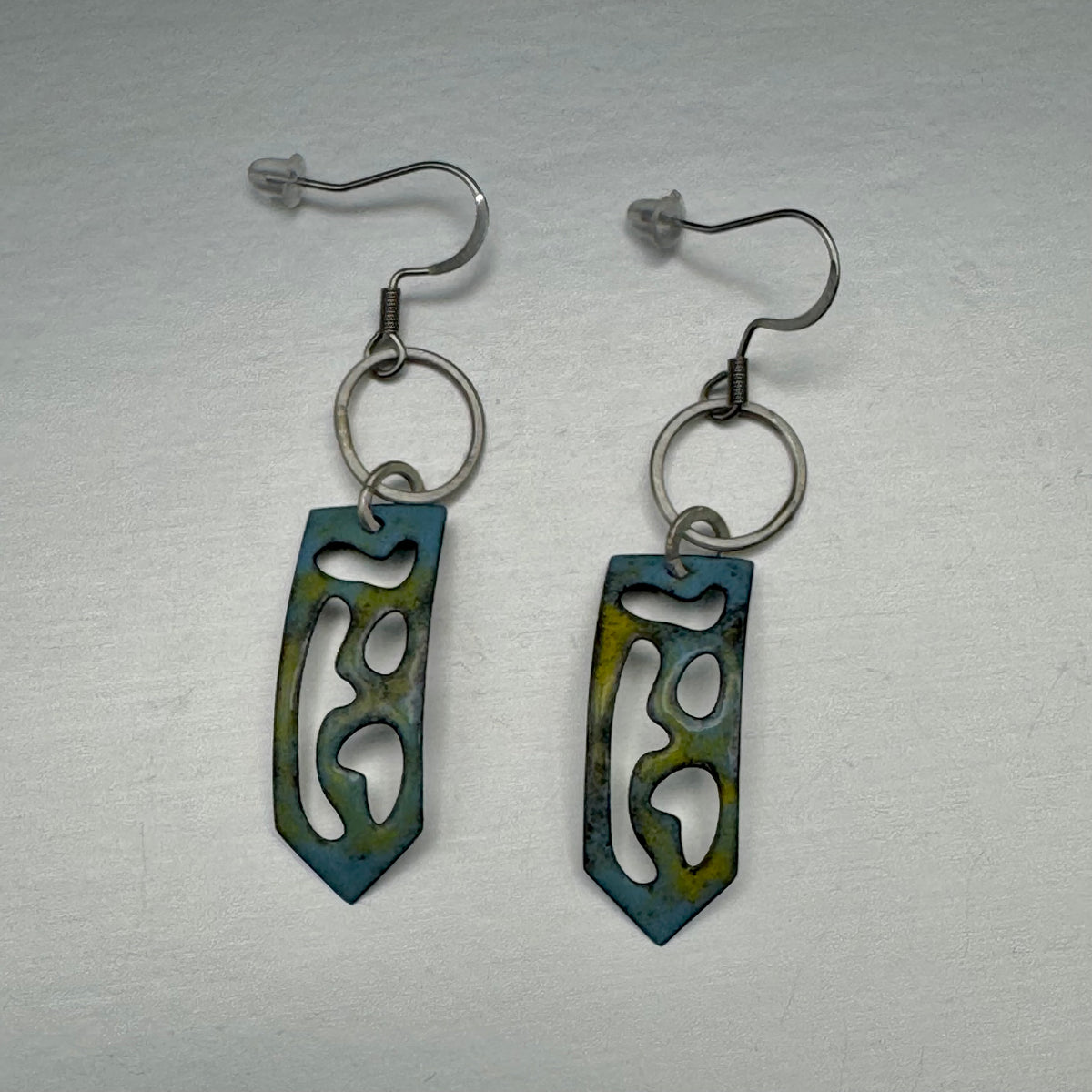 Ronan Earrings in Enamel
