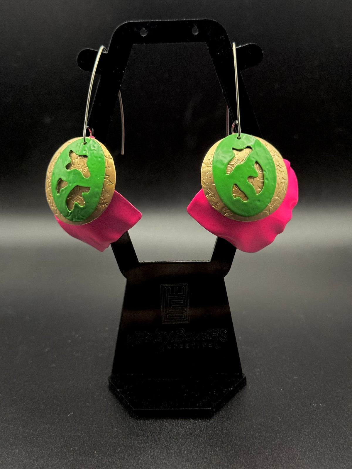 Flounce Earrings in Brass