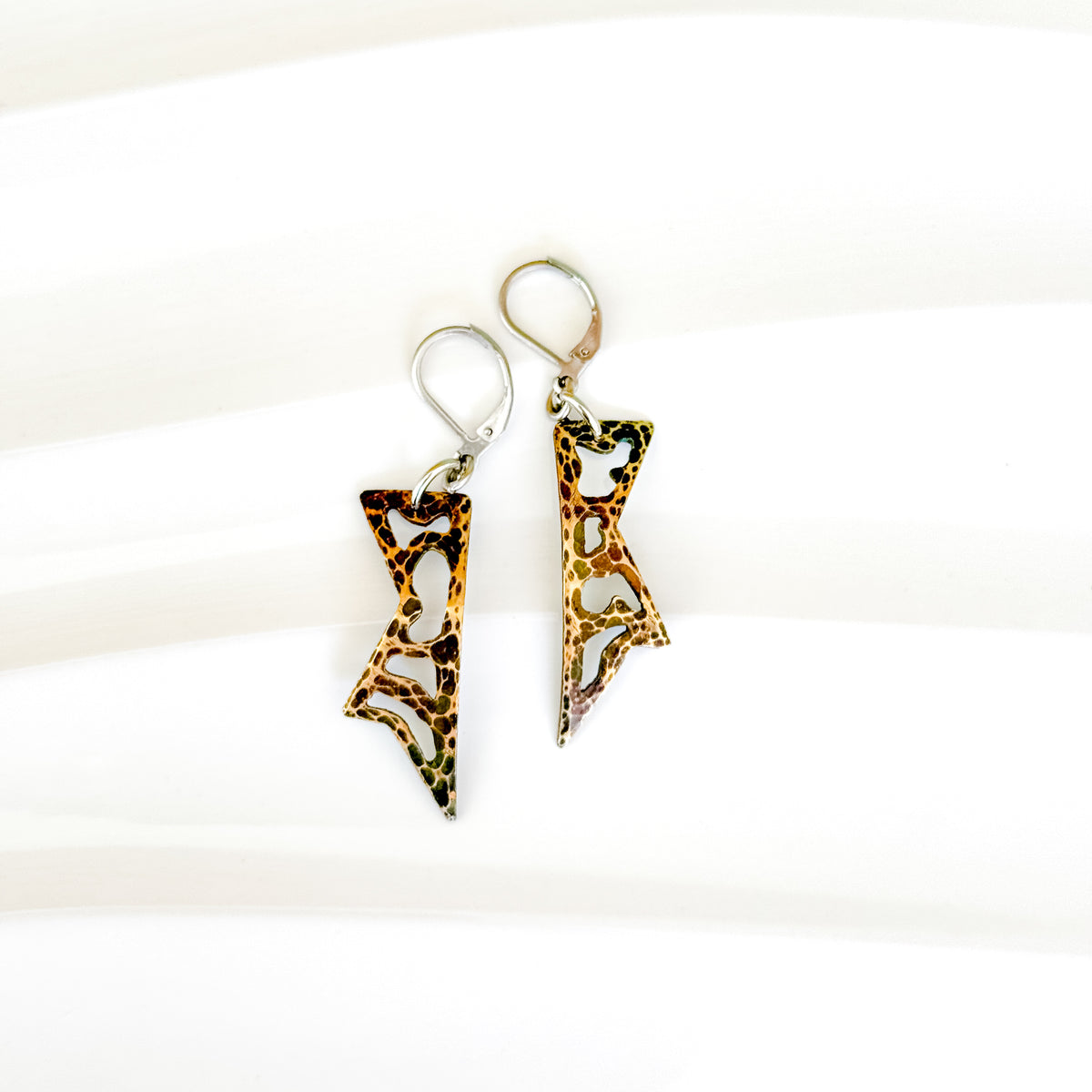 Ariel Earrings in Brass