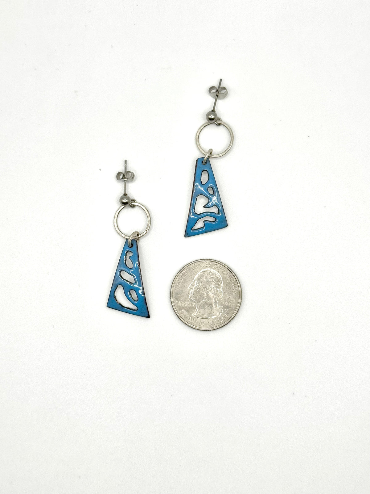 Meri Earrings in Enamel