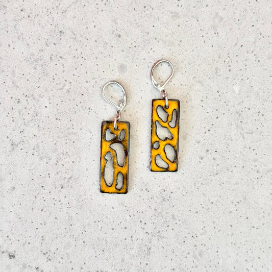 Nerida Earrings in Enamel