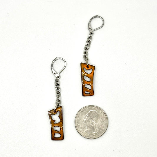 Nori Earrings in Enamel