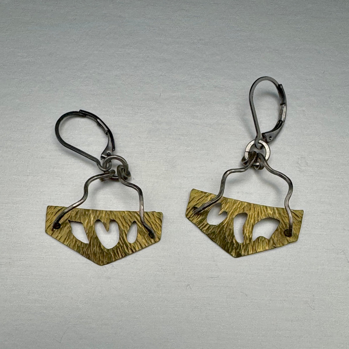 Umi Earrings in Brass