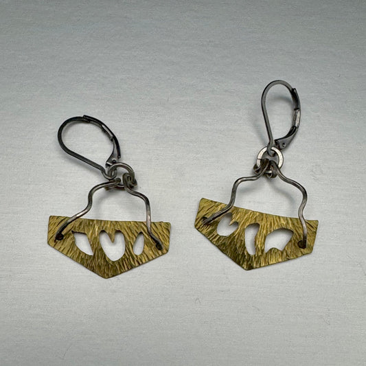 Umi Earrings in Brass