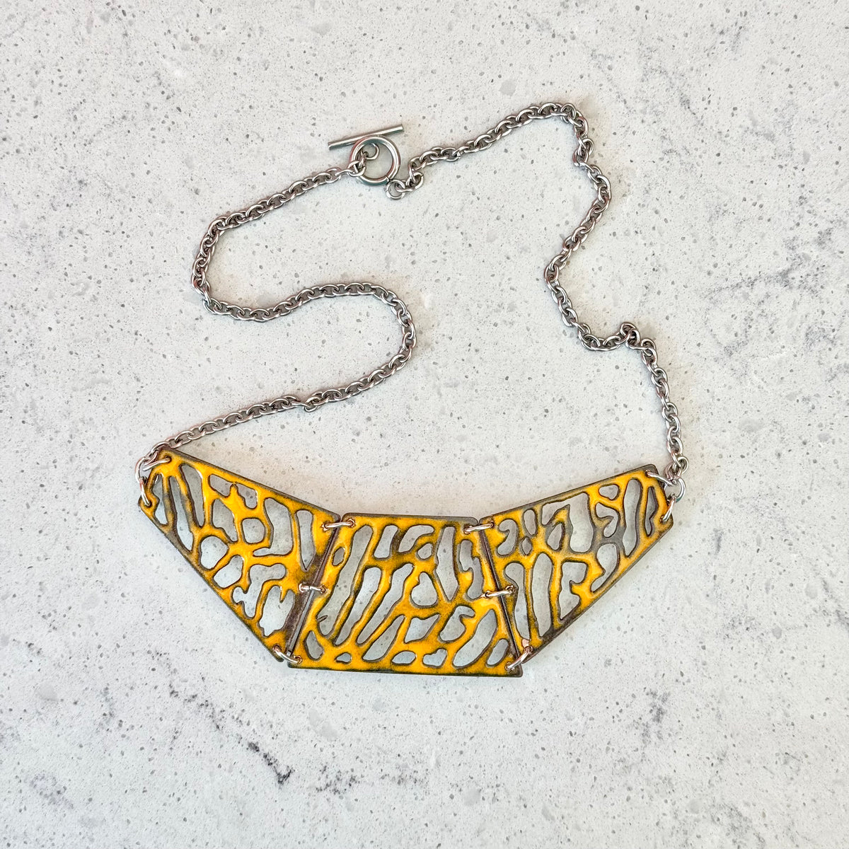 Avisa-Hyssop Necklace in Enamel