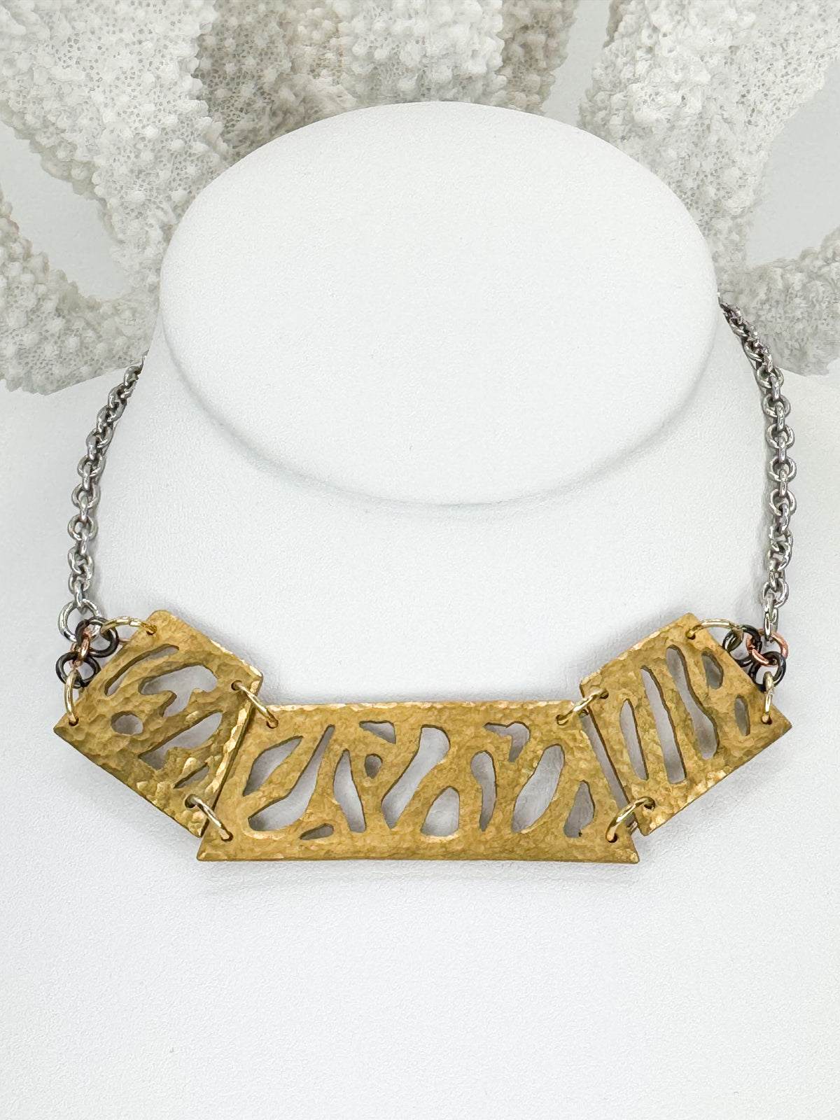 Ray-Bien Necklace in Brass