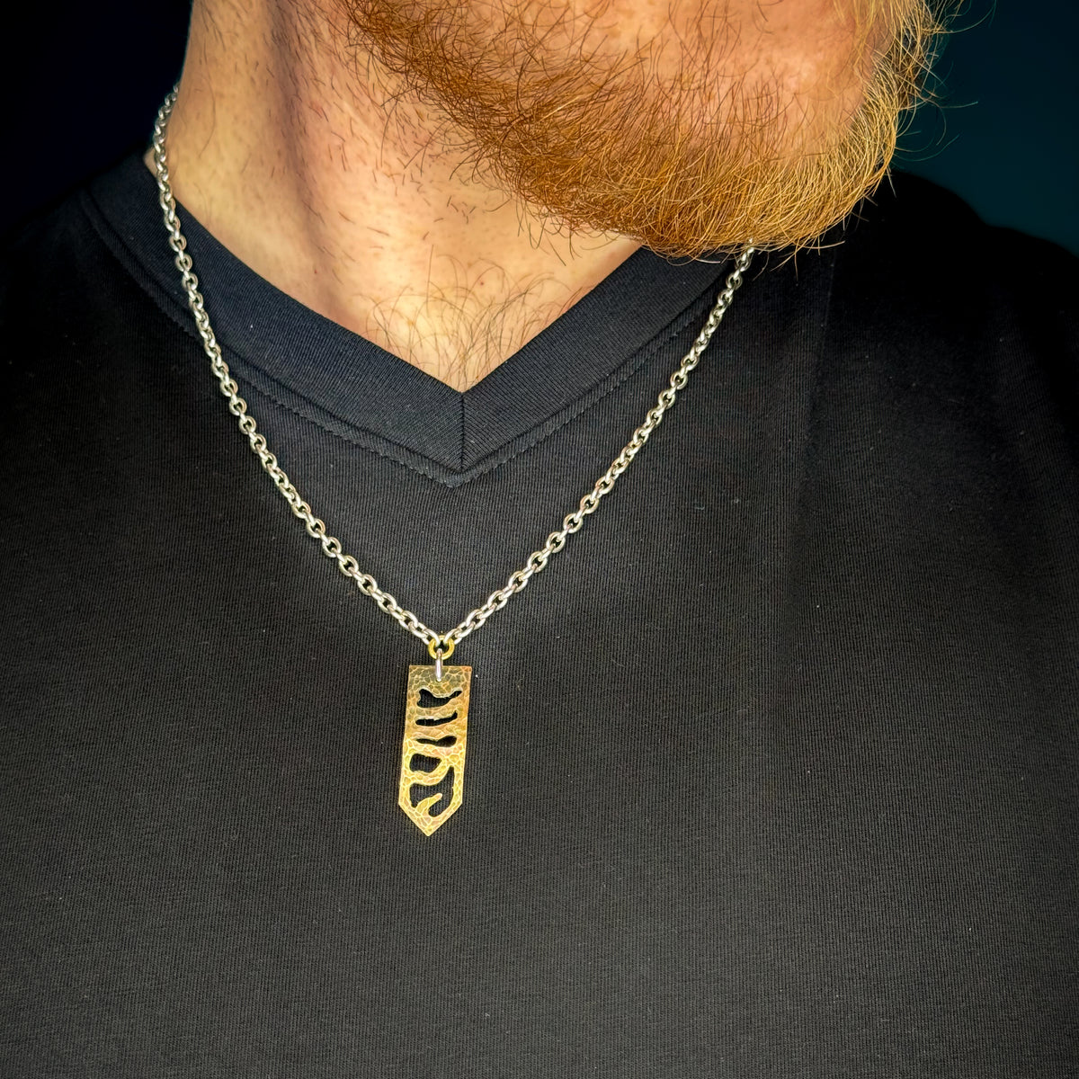 Ronan Pendant in Brass
