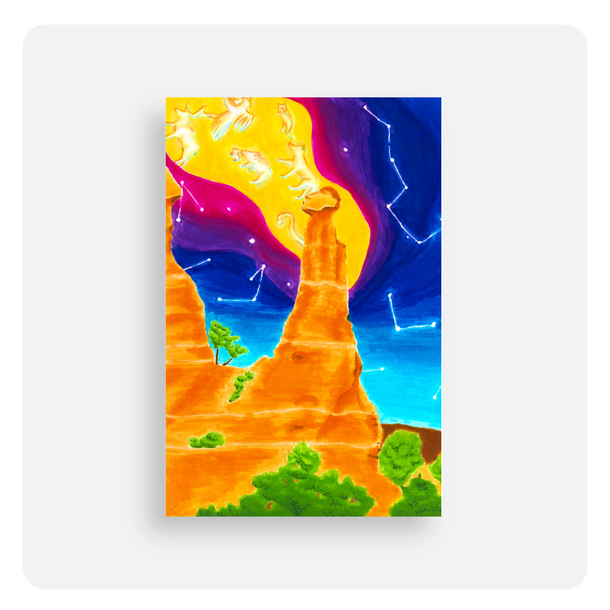 Guardian Mother — Vortex Mysticism Postcard