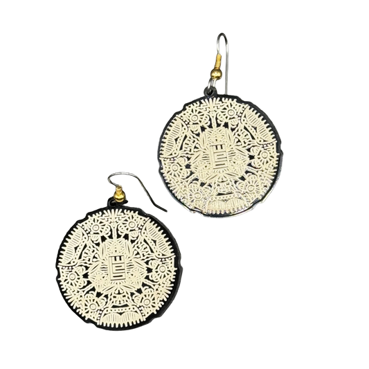 Beardo Acrylic Earrings