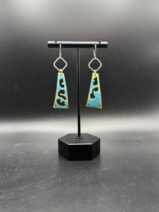 Aerwyn Earrings in Enamel