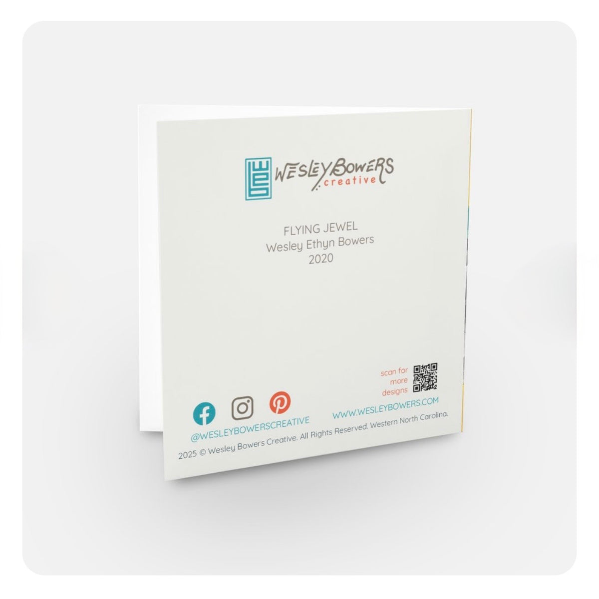 Flying Jewel — Notecard | Square