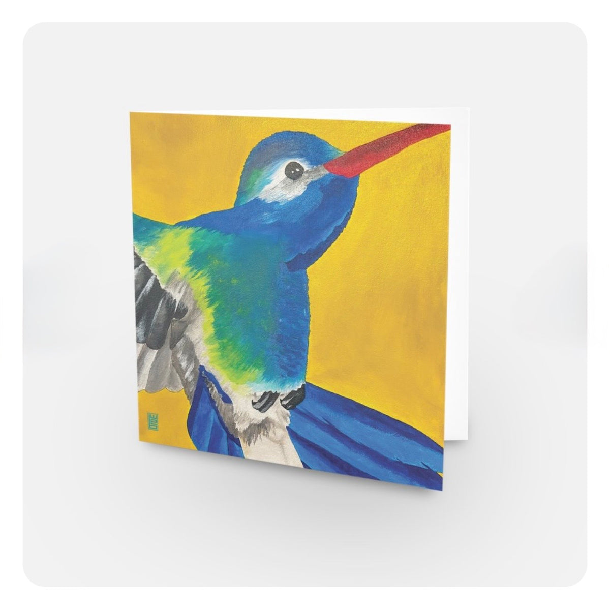 Flying Jewel — Notecard | Square