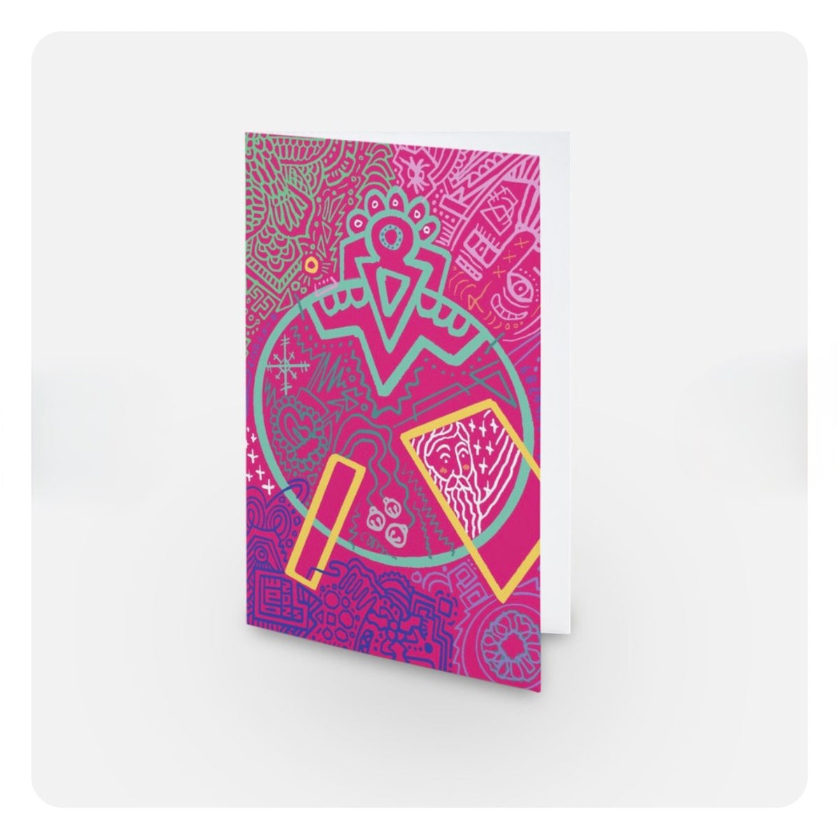 Ornamental Pink — Notecard | Portrait